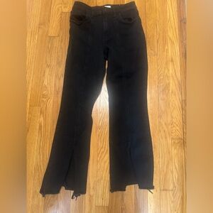 STS Blue Scarlett High Rise Black kick Flare Pants